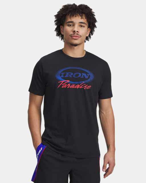 Men's Project Rock Iron Short Sleeve | Under Armour Men's Project Rock Iron Short Sleeve | Under Armour